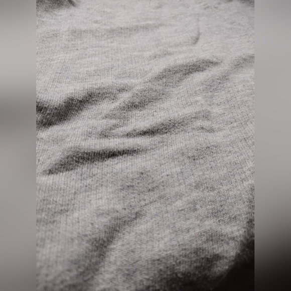 Zara Trafaluc Long Gray Blue Sleeve Scroll Sweater - Picture 9 of 10